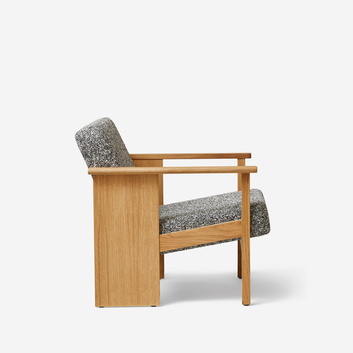 FORM & REFINE Block Lounge Chair Oak Zero - 0004