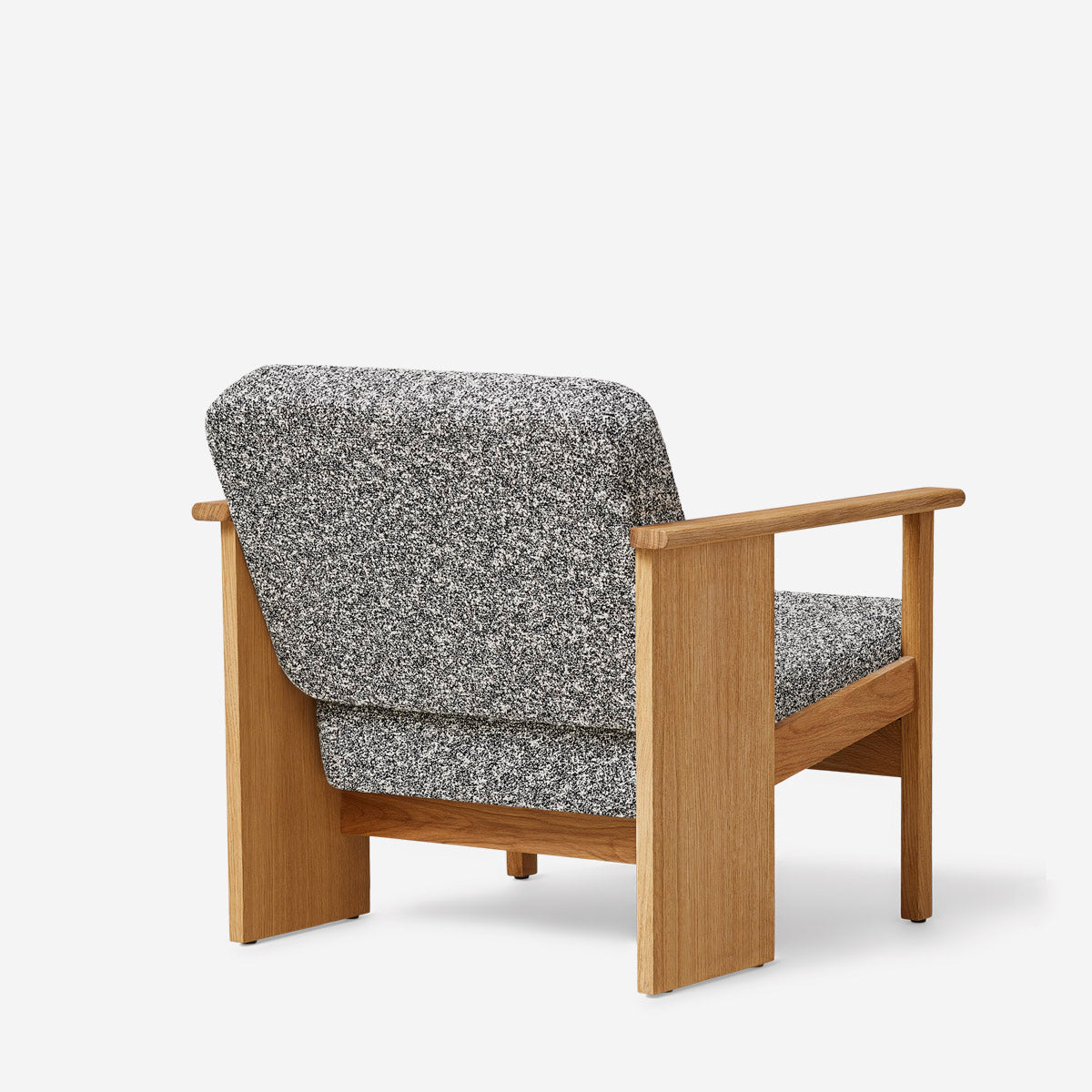 FORM & REFINE Block Lounge Chair Oak Zero - 0004