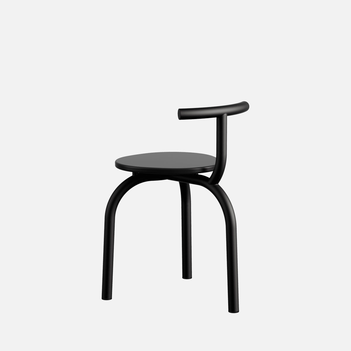 esaila Ogle Chair Black Beech Black Frame