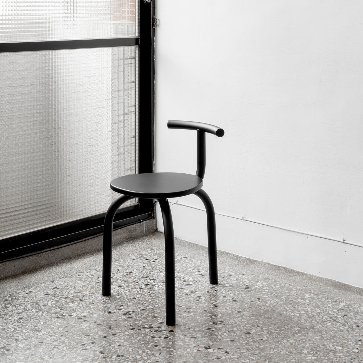 esaila Ogle Chair Black Beech Black Frame