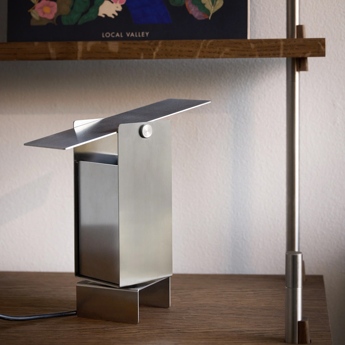MOEBE Pivoting Table Lamp Stainless Steel