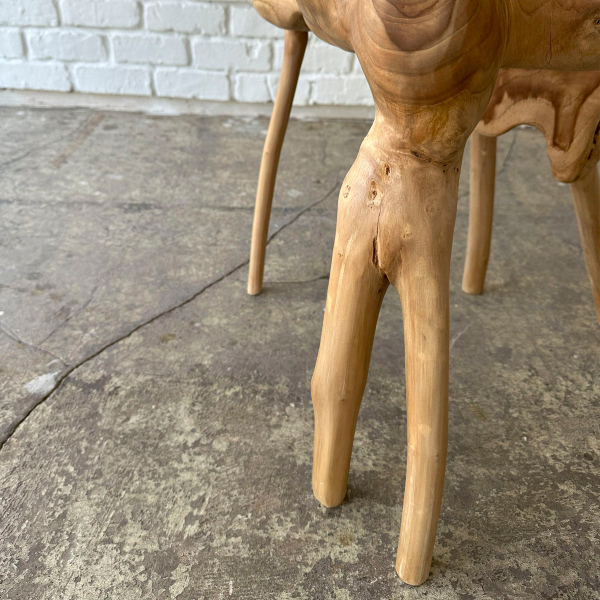 Root Stool #2025D チークルートスツール オブジェ 流木 – D9 STUDIO