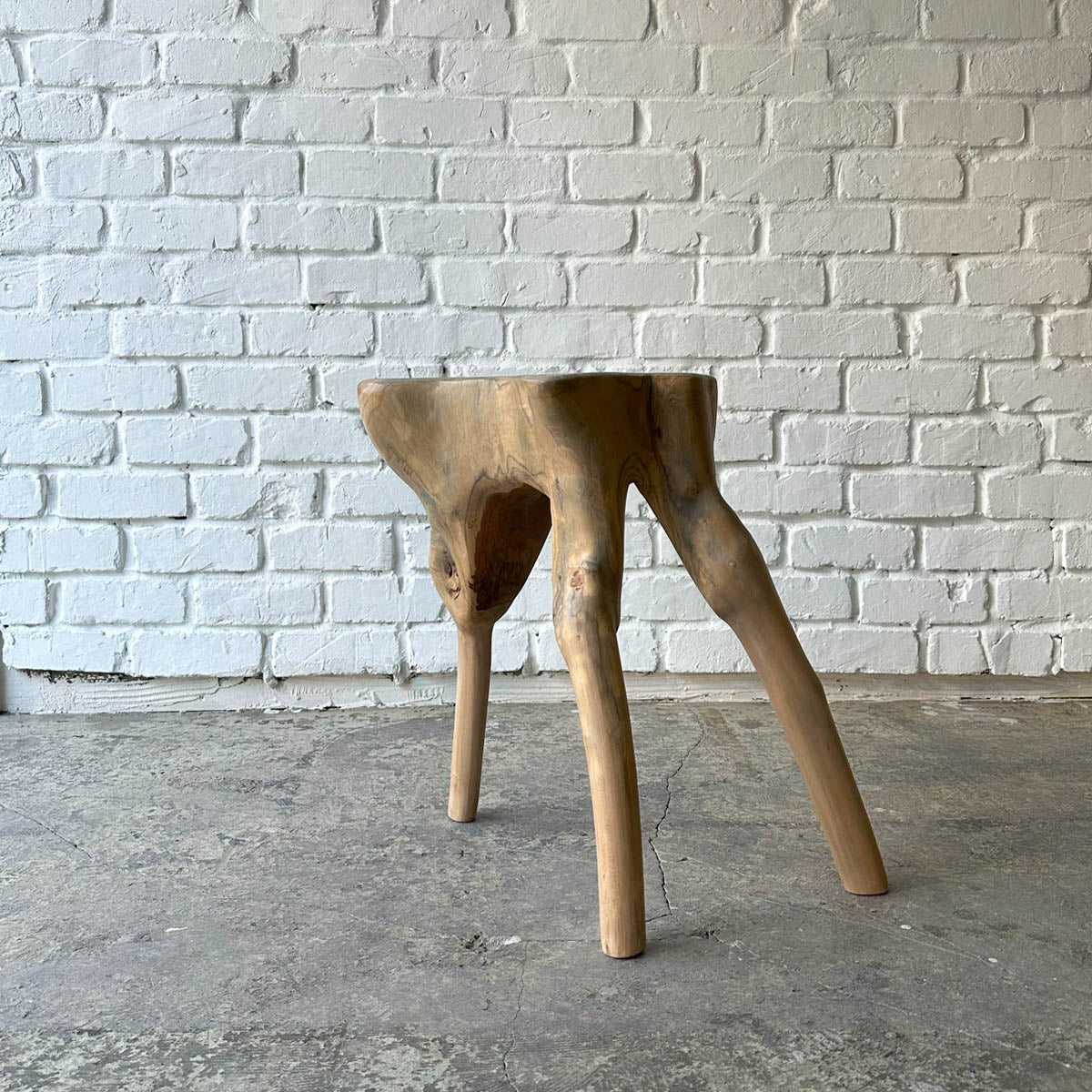 Root Stool #2025L チークルートスツール オブジェ 流木 – D9 STUDIO