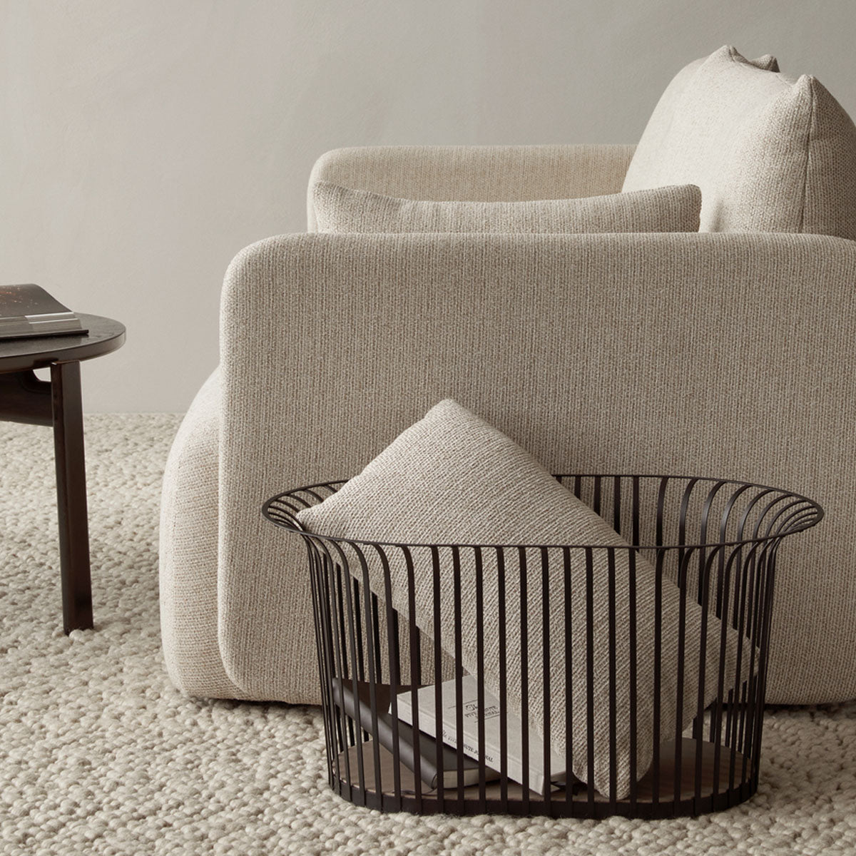 Audo Ribbon Basket Black