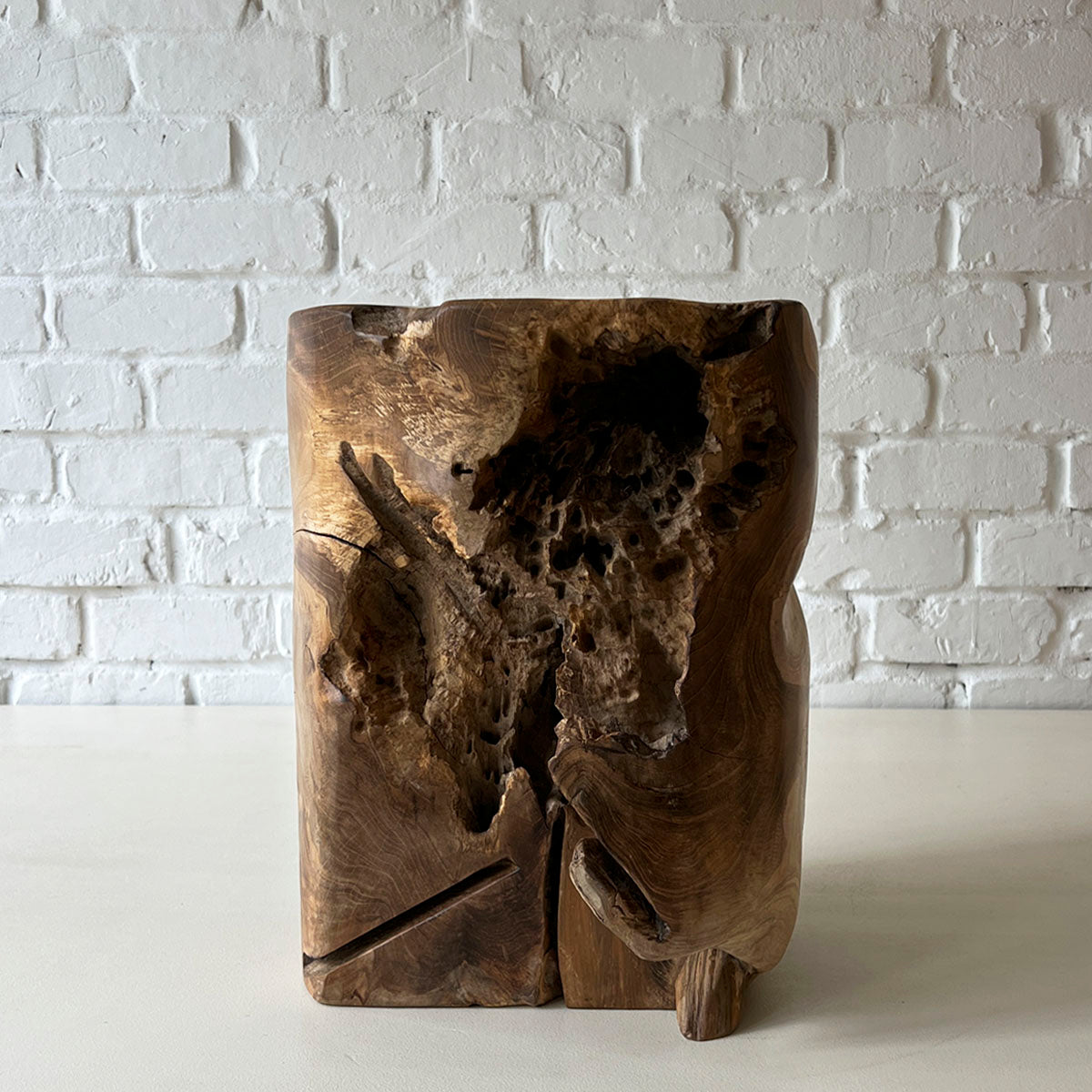 Teak Log Stool 2025 #S チーク ログスツール オブジェ 流木 – D9 STUDIO