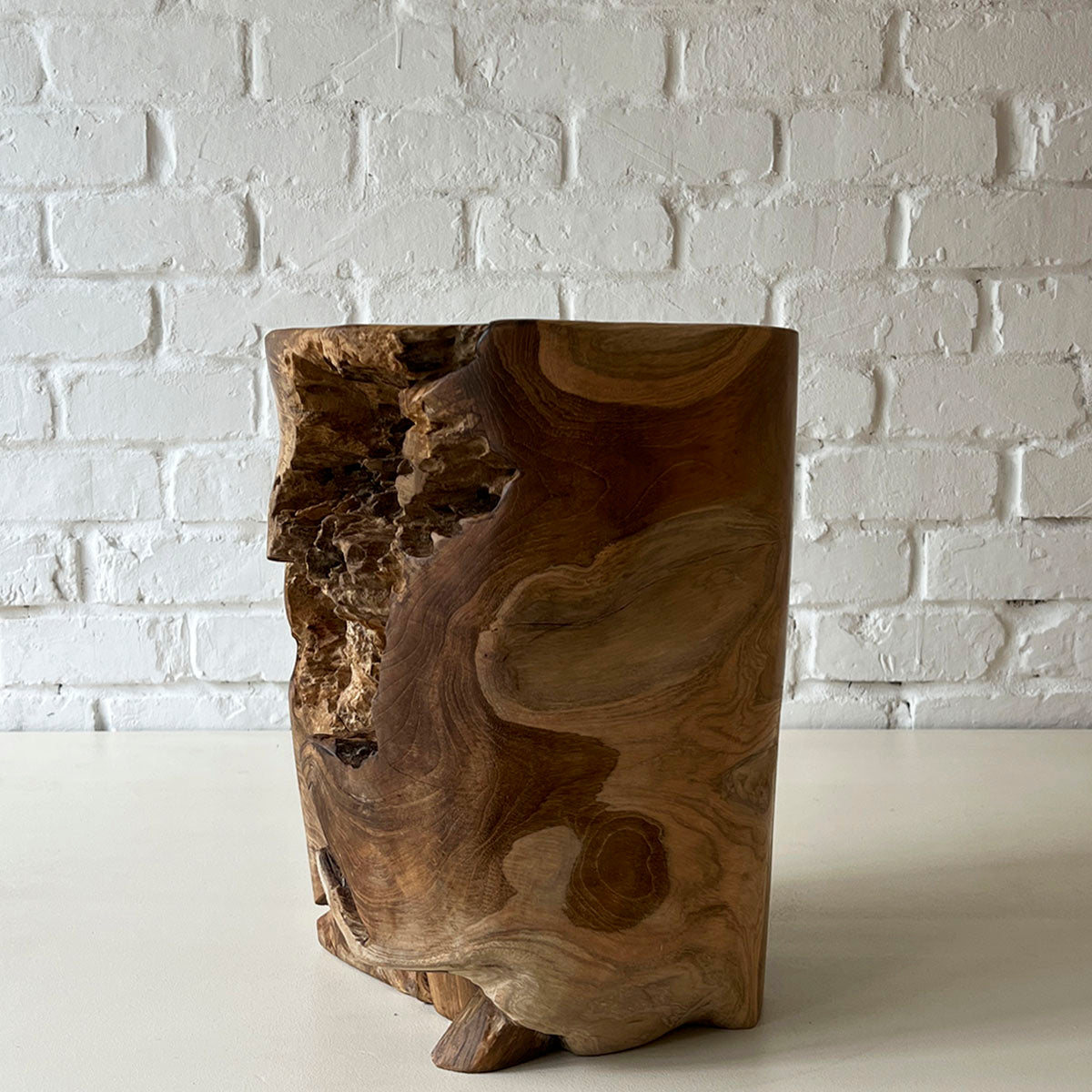 Teak Log Stool 2025 #S チーク ログスツール オブジェ 流木 – D9 STUDIO