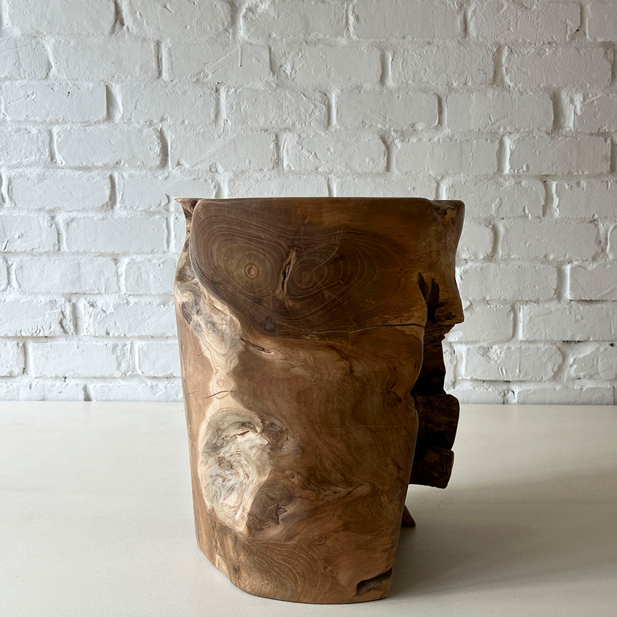 Teak Log Stool 2025 #S チーク ログスツール オブジェ 流木 – D9 STUDIO