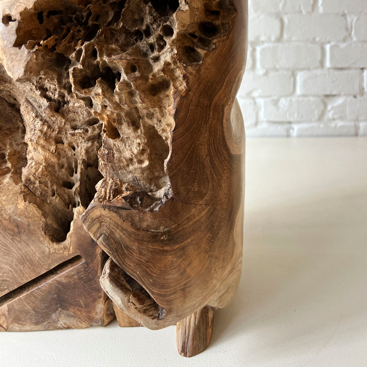 Teak Log Stool 2025 #S チーク ログスツール オブジェ 流木 – D9 STUDIO