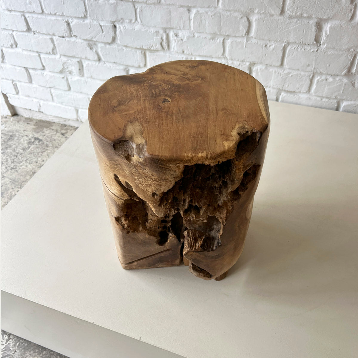 Teak Log Stool 2025 #S チーク ログスツール オブジェ 流木 – D9 STUDIO