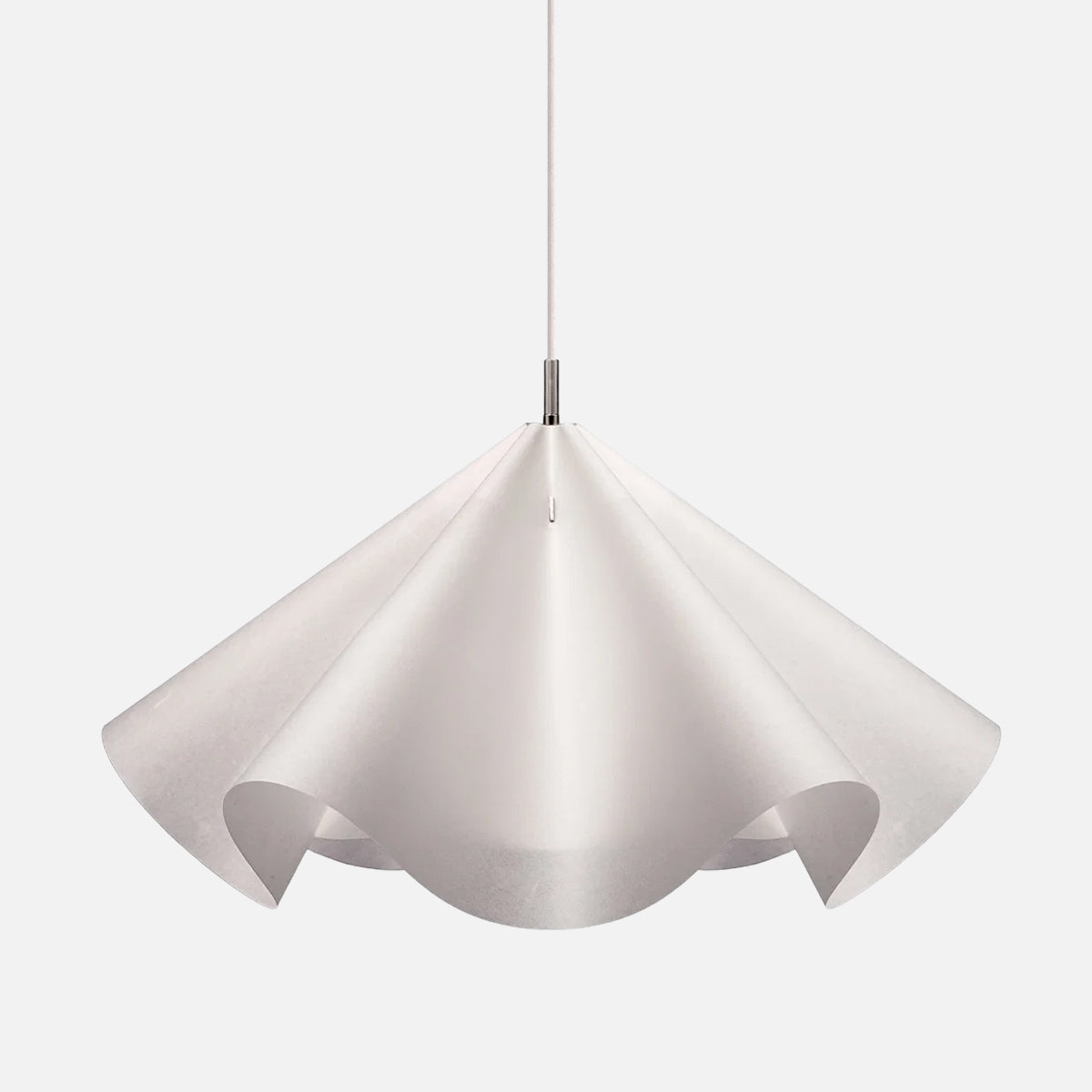MOEBE Sinuate Pendant L White Stainless Steel