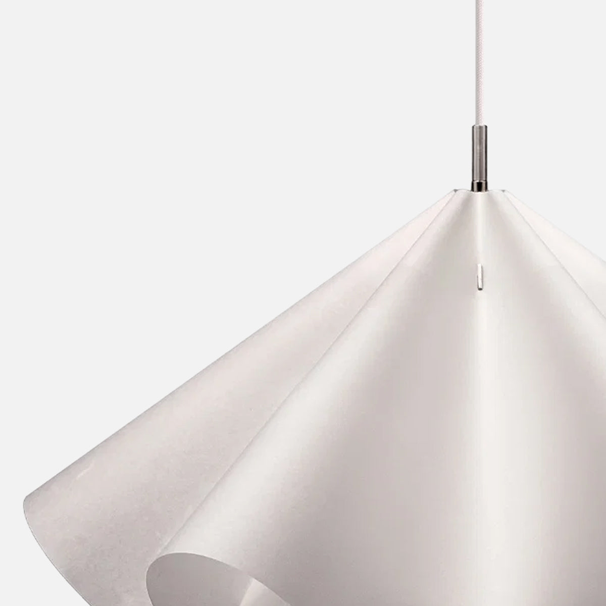 MOEBE Sinuate Pendant M White Stainless Steel