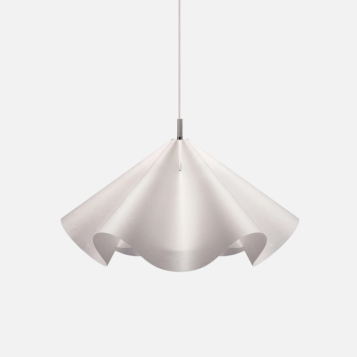 MOEBE Sinuate Pendant M White Stainless Steel