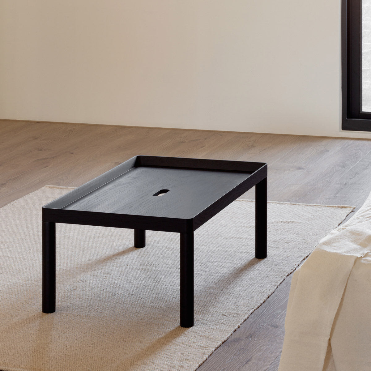 esaila Sister Coffee Table Black Oak