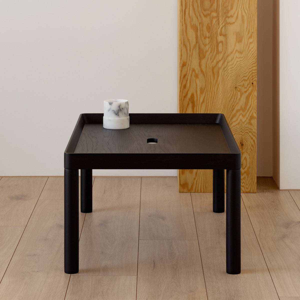 esaila Sister Coffee Table Black Oak