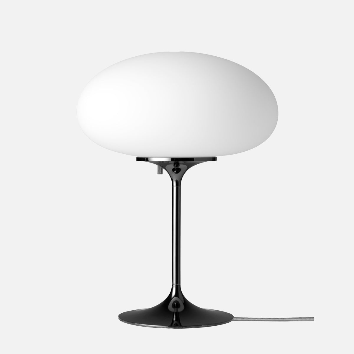 GUBI Stemlite Table Lamp H42cm Black Chrome