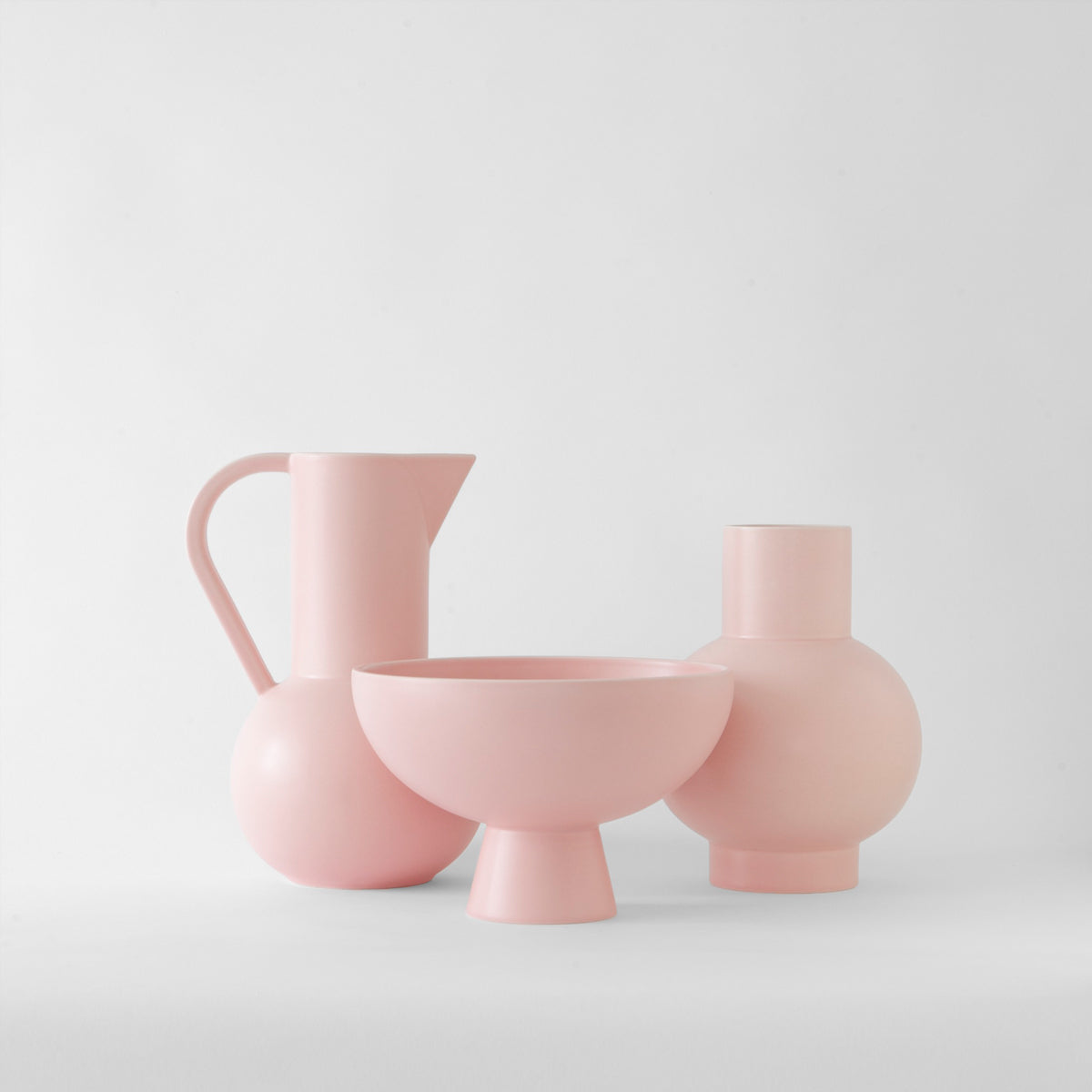 raawii Strøm Small Jug Coral Blush – D9 STUDIO