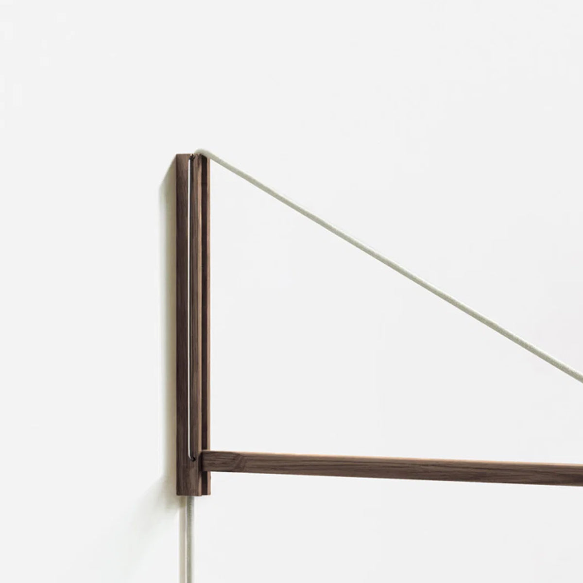 MOEBE Suspended Wall Lamp Smoked Oak White