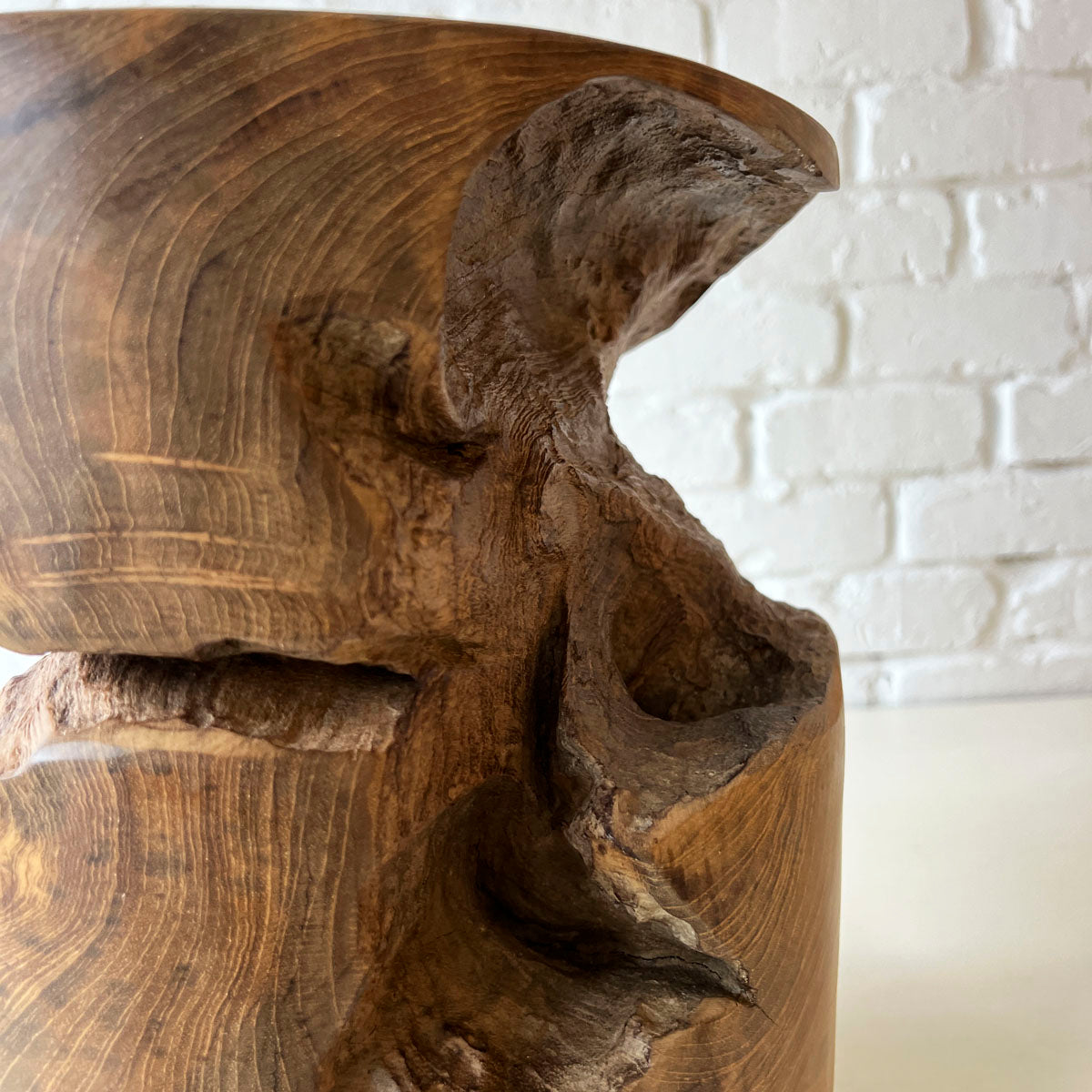 Teak Log Stool 2025 #T チーク ログスツール オブジェ 流木 – D9 STUDIO