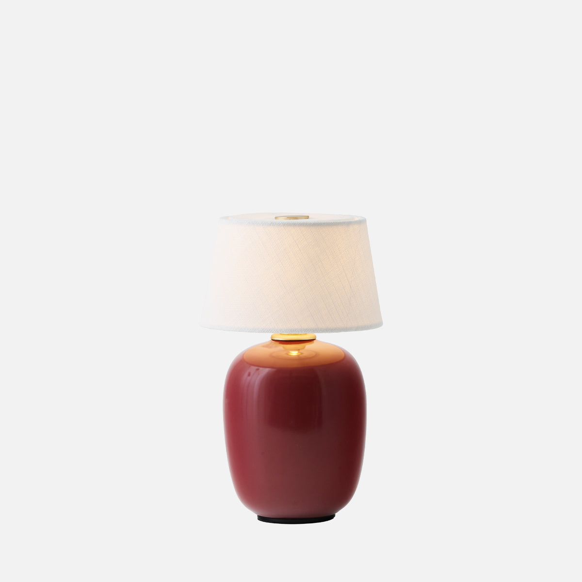 Audo Torso Table Lamp Portable Ruby