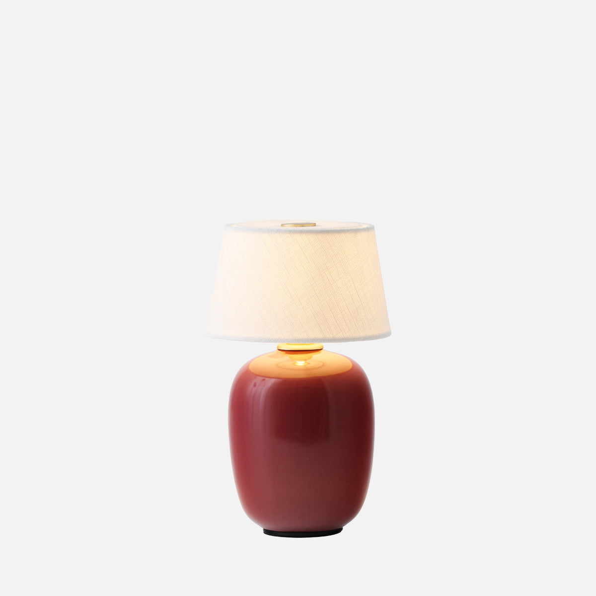 Audo Torso Table Lamp Portable Ruby