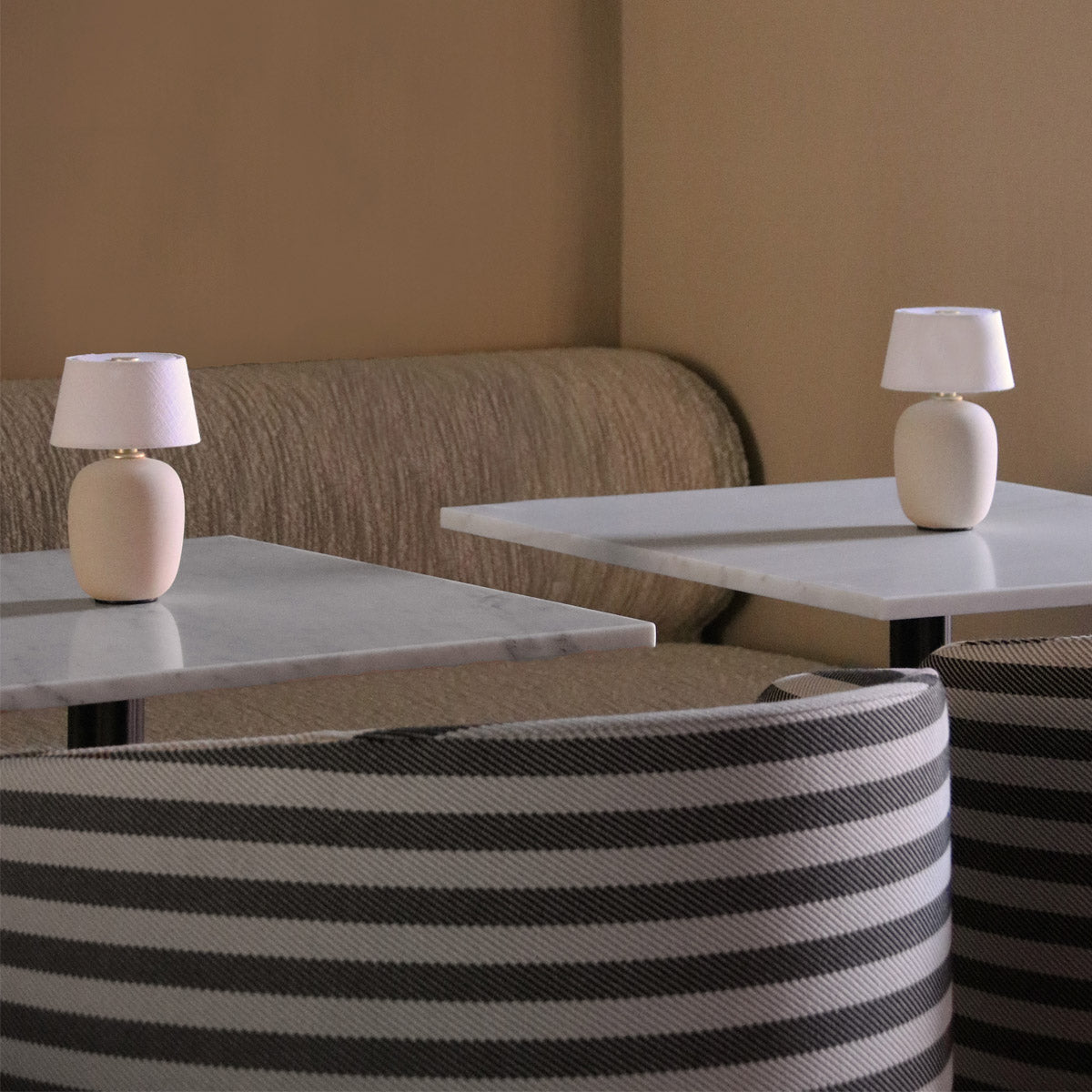 Audo Torso Table Lamp Portable Sand