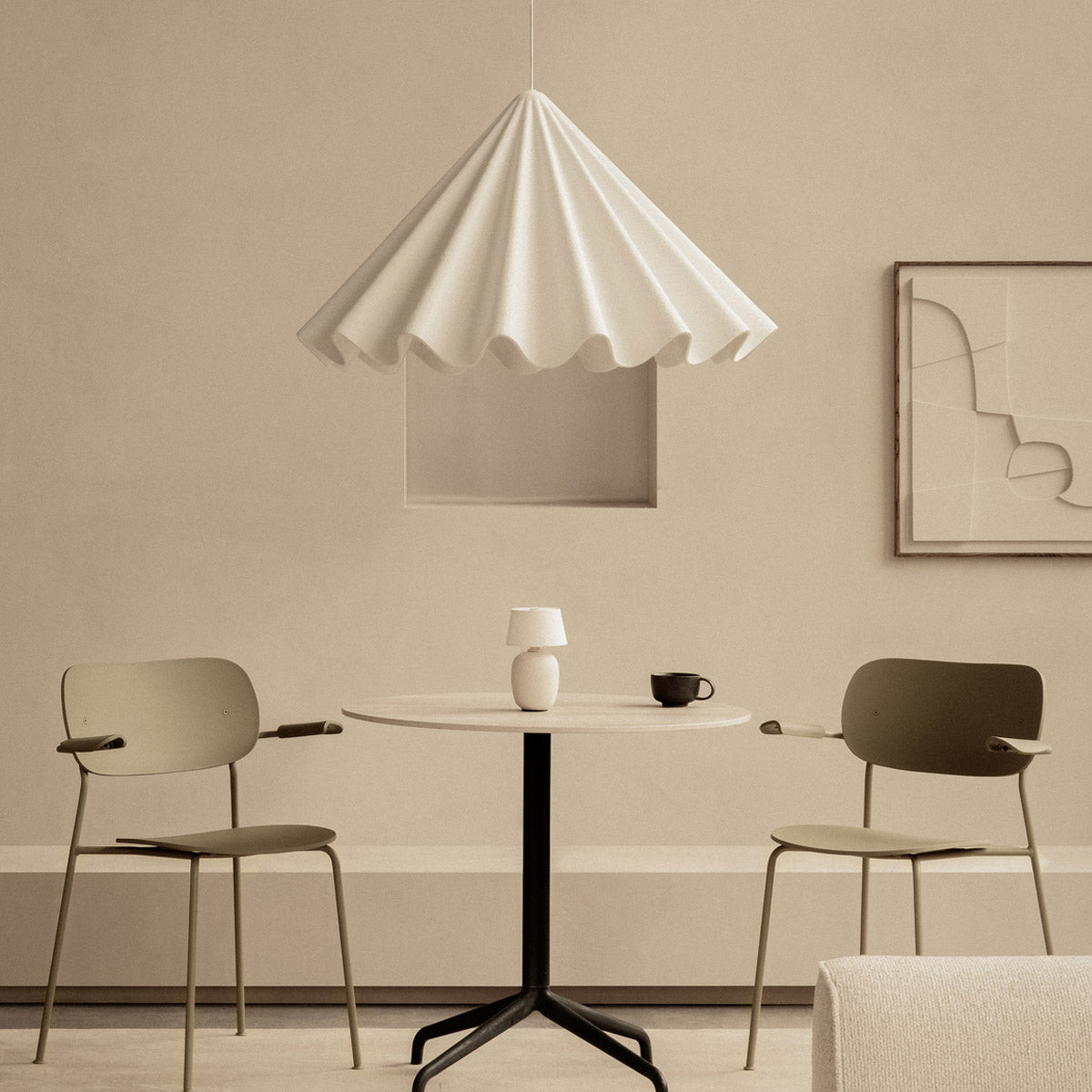 Audo Torso Table Lamp Portable Sand