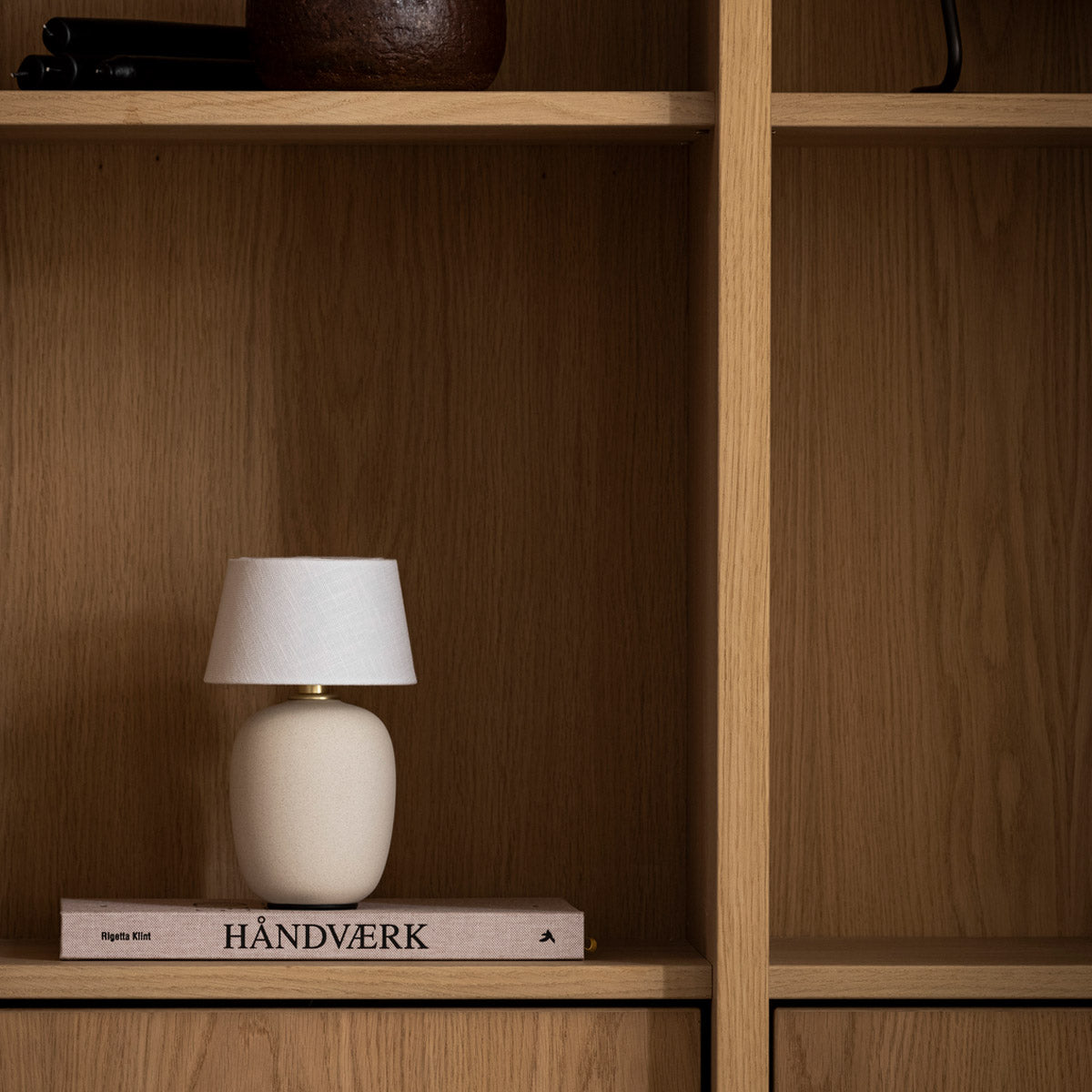 Audo Torso Table Lamp Portable Sand