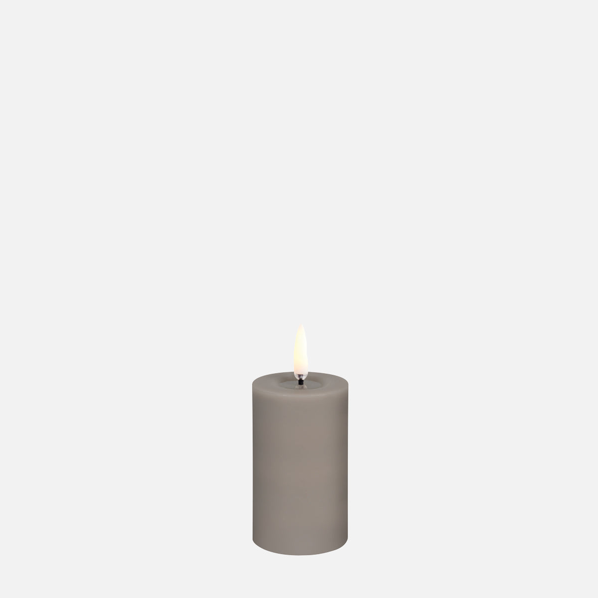 UYUNI LED Melted Pillar Candle Smooth Sandstone