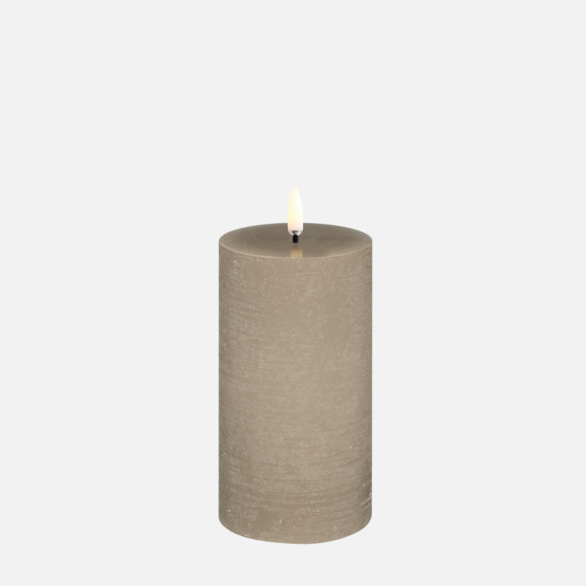 UYUNI LED Pillar Candle Rustic Sandstone H15cm
