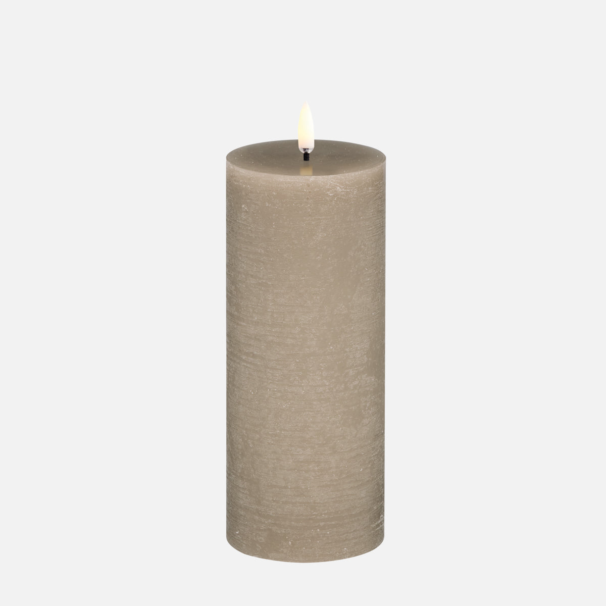 UYUNI LED Pillar Candle Rustic Sandstone H20cm