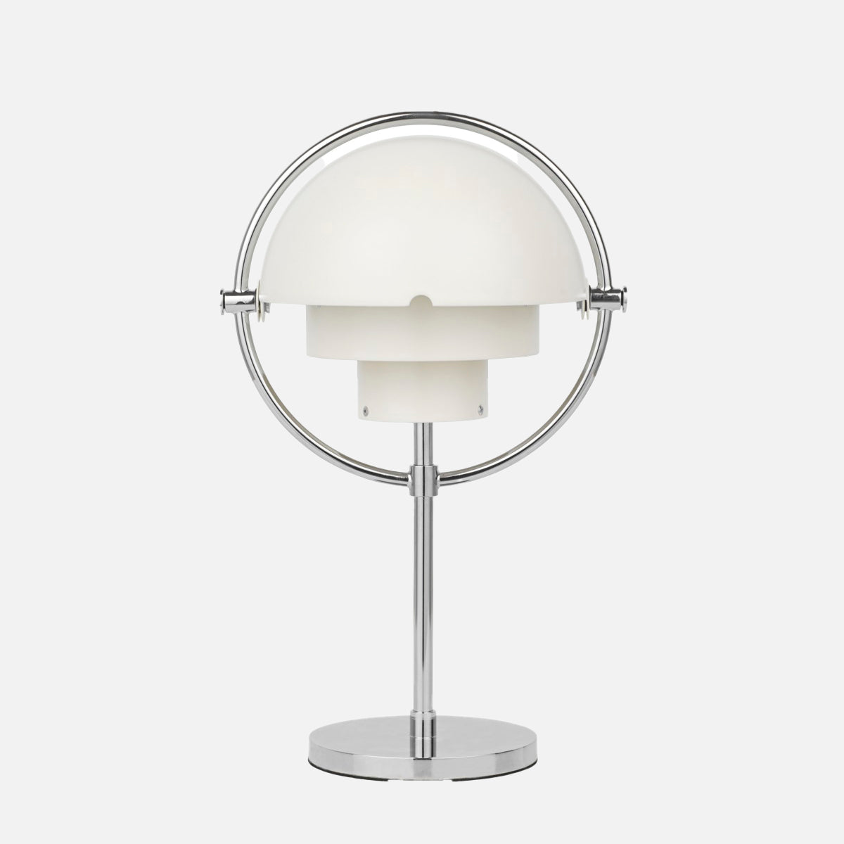 GUBI Multi-Lite Portable Lamp Chrome White