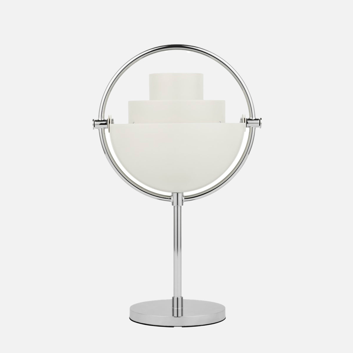 GUBI Multi-Lite Portable Lamp Chrome White