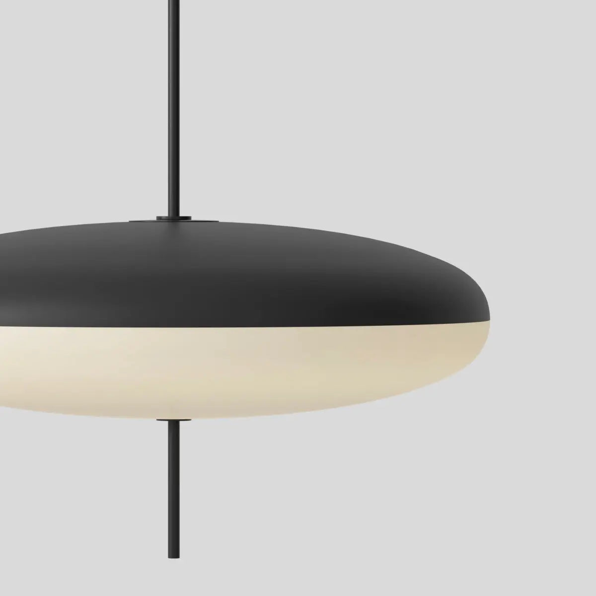ASTEP Model 2065 Suspension Light Black and White Diffuser ASTEP