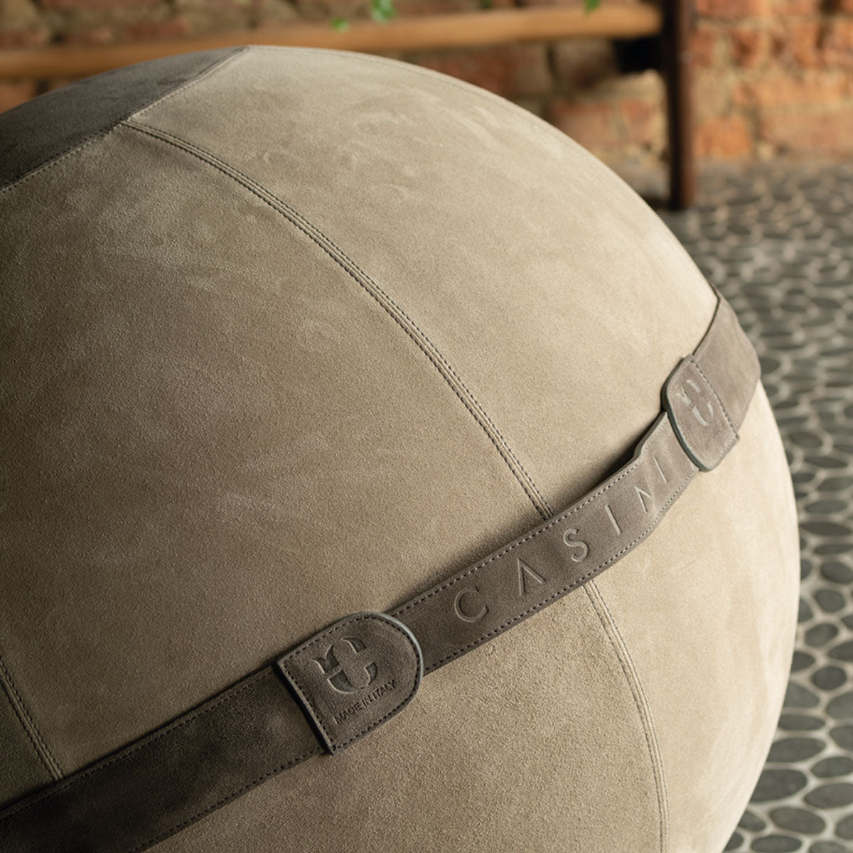 AURA Suede Saturno Contro Balance Ball カジーニ イタリア 本革