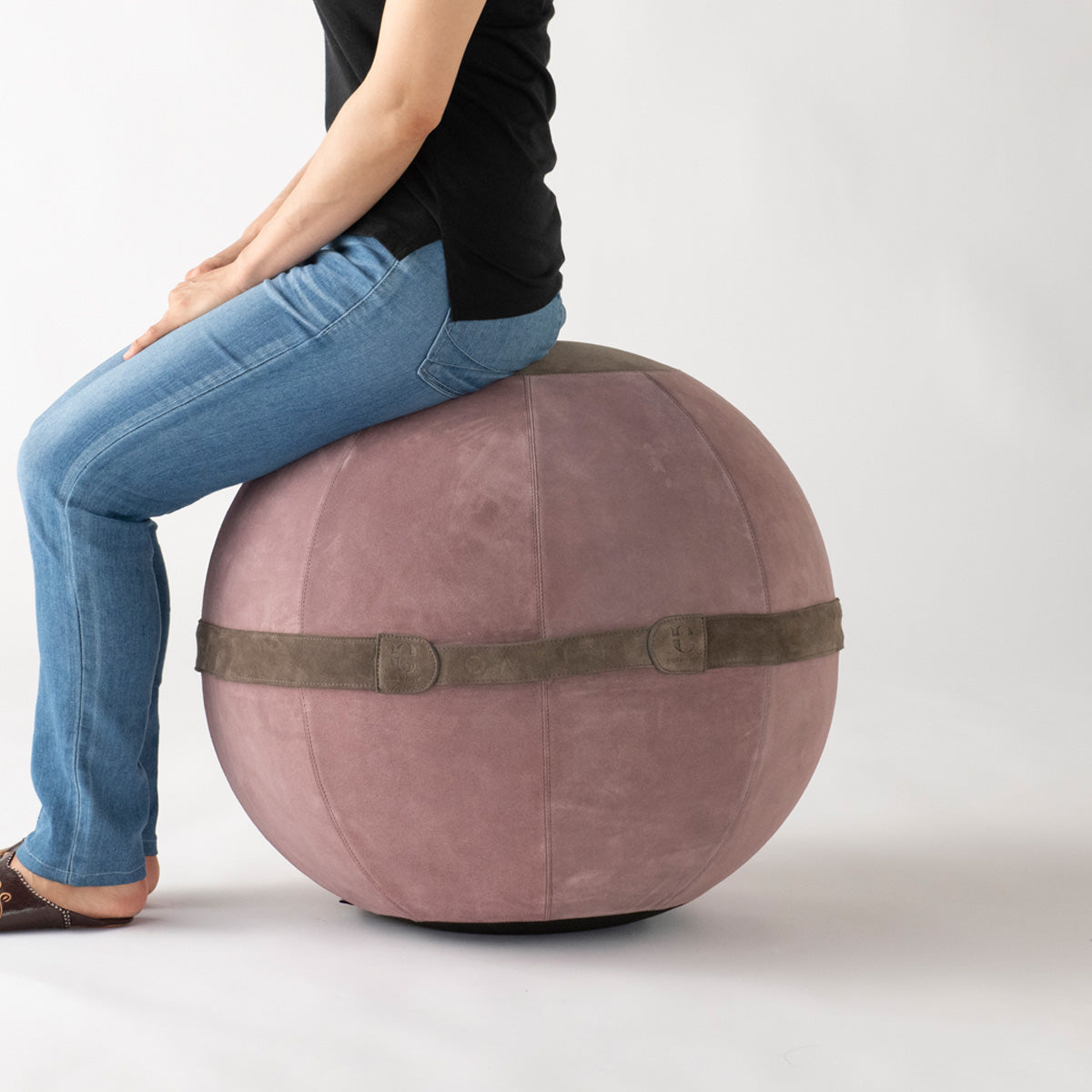 AURA Suede Signorina Balance Ball カジーニ イタリア 本革