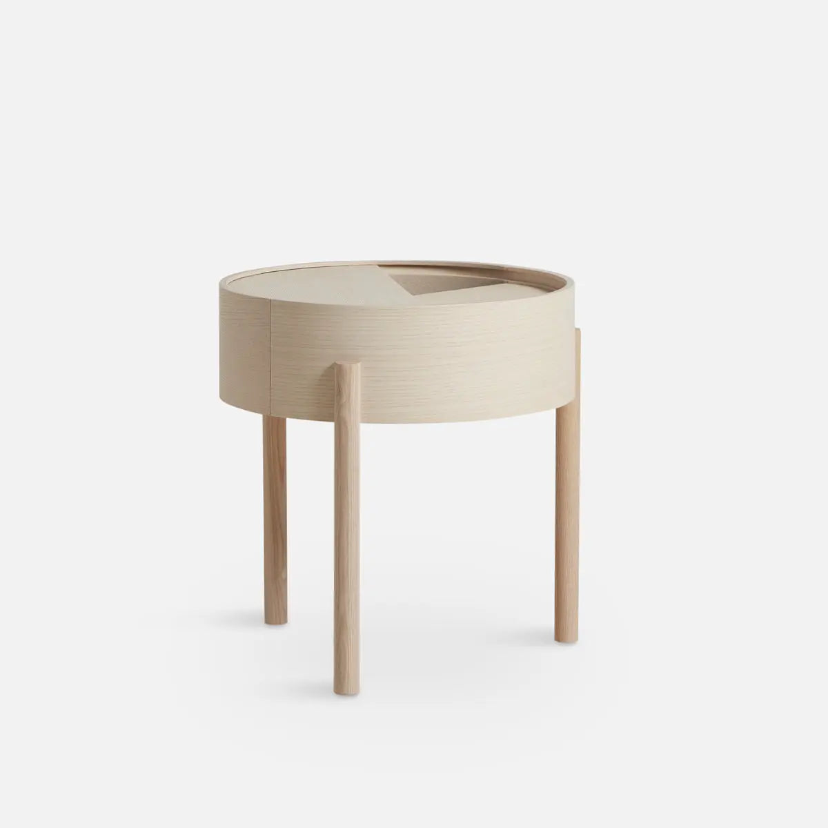 ウッド Arc Side Table Ash WOUD アーク サイドテーブル ホワイト