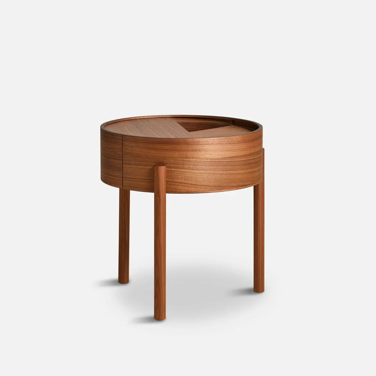 ウッド Arc Side Table Walnut WOUD アーク サイドテーブル