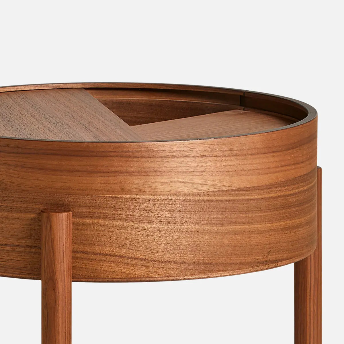 ウッド Arc Side Table Walnut WOUD アーク サイドテーブル