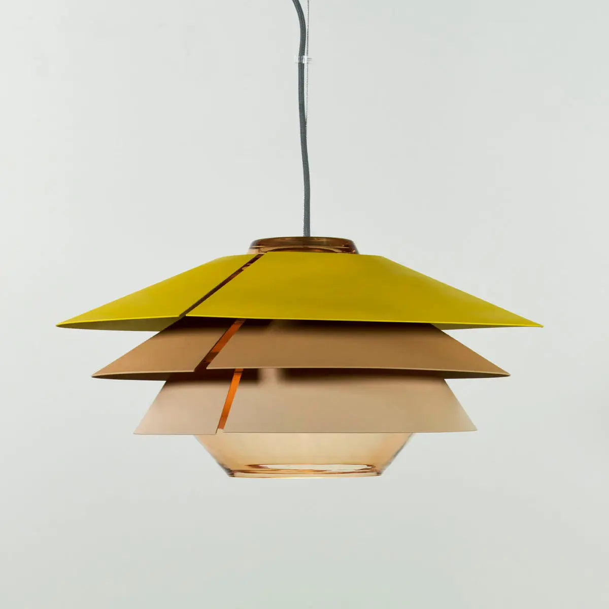 B.lux　Overlay S50 Pendant light Cognac Glass / Yellow B.Lux