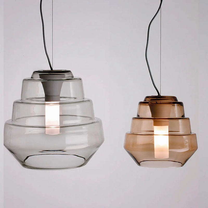 B.lux　Overlay S50 Pendant light Cognac Glass / Yellow B.Lux