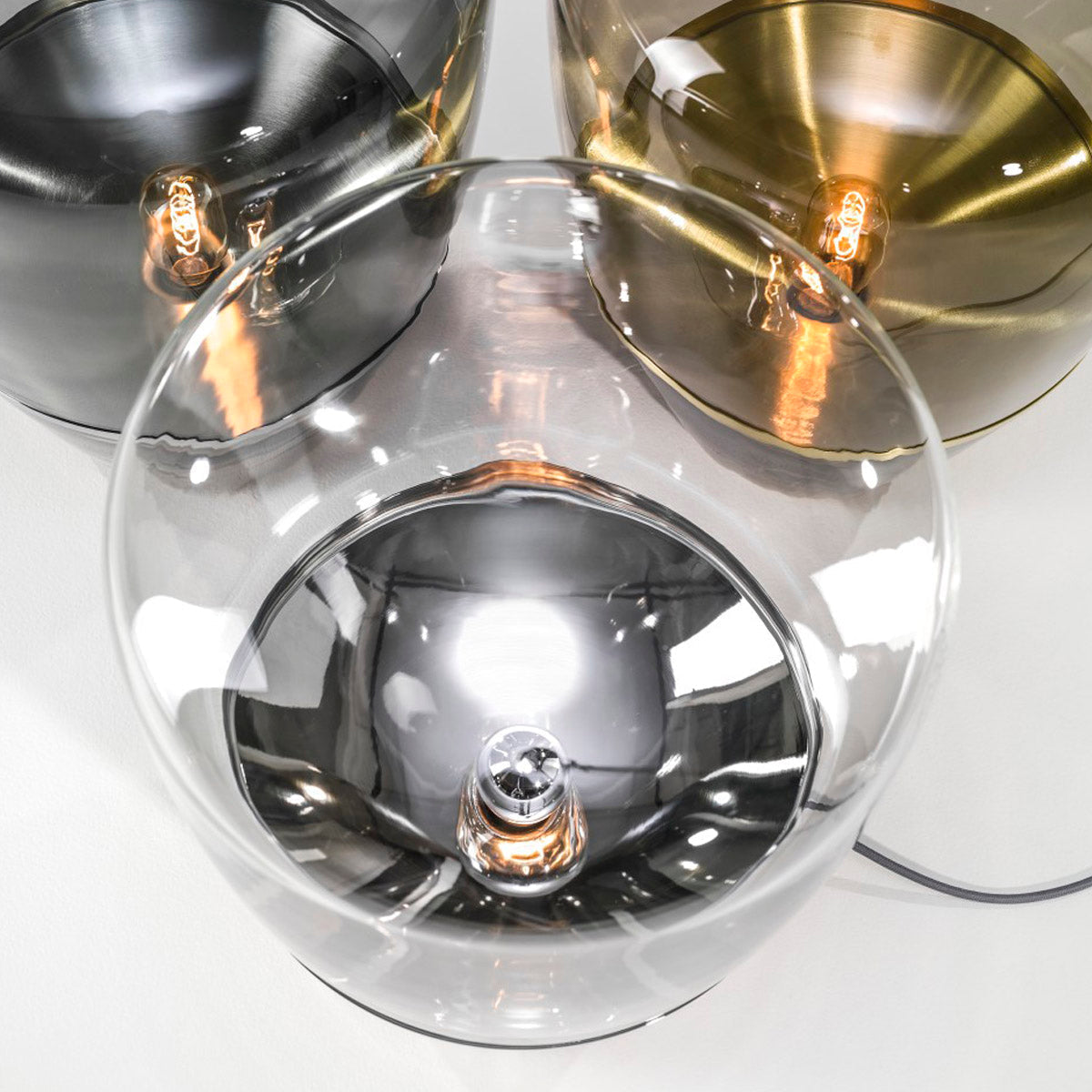 BROKIS Balloons Table Light Smoke Brown Brass (S size)