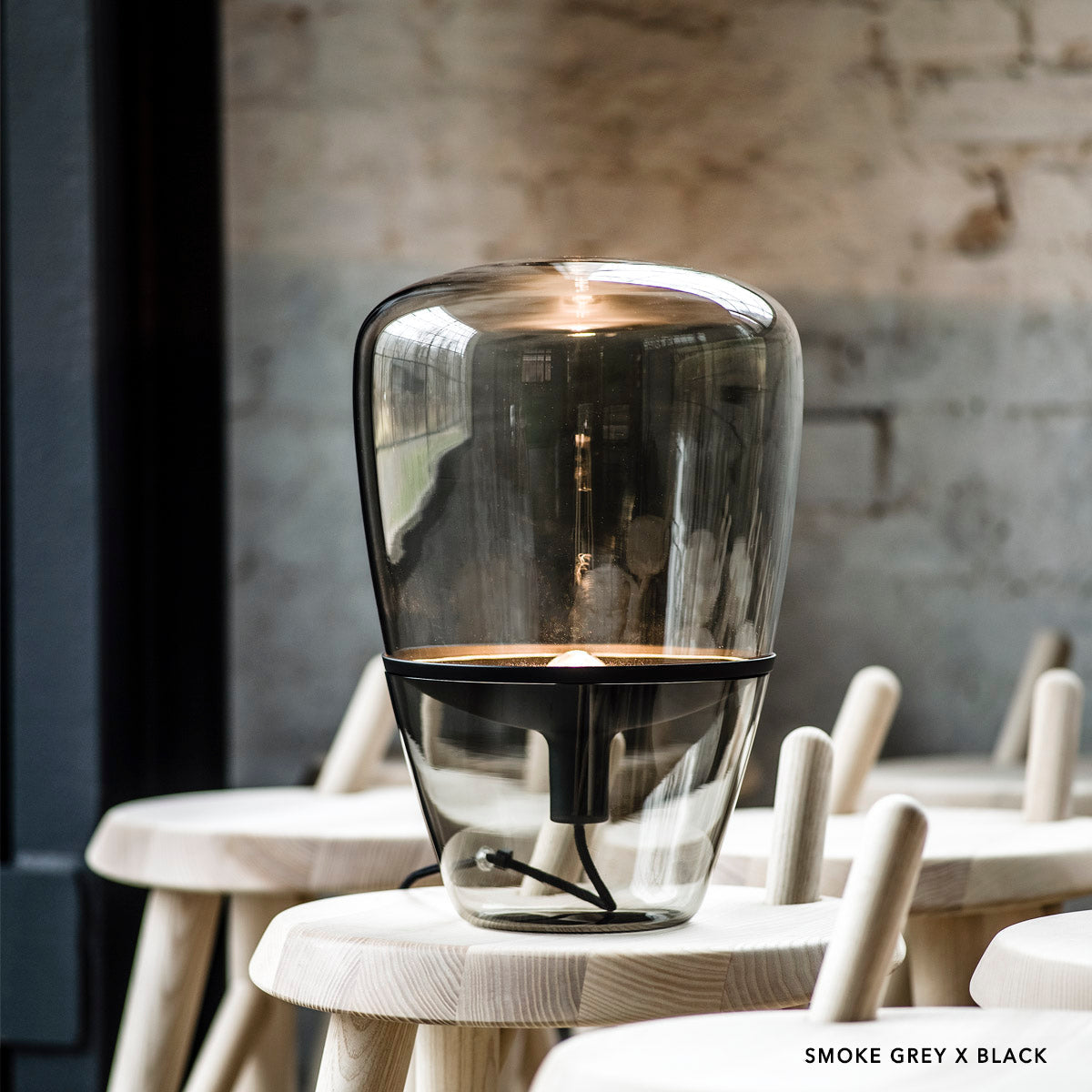 BROKIS Balloons Table Light Clear Rosegold  (M size)