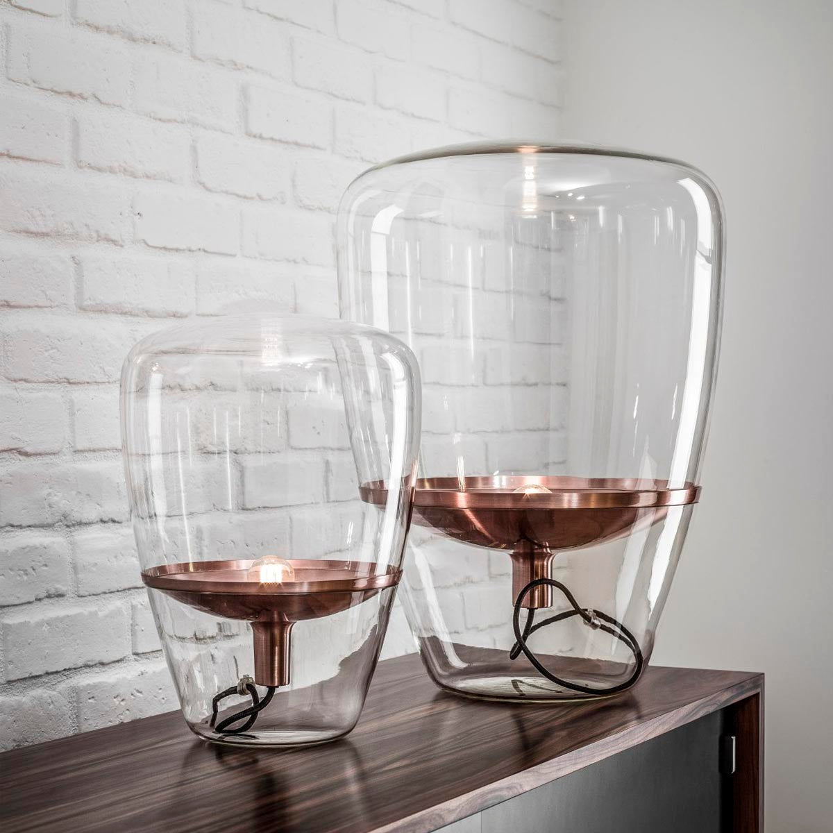 BROKIS Balloons Table Light Smoke Brown Copper (S size)