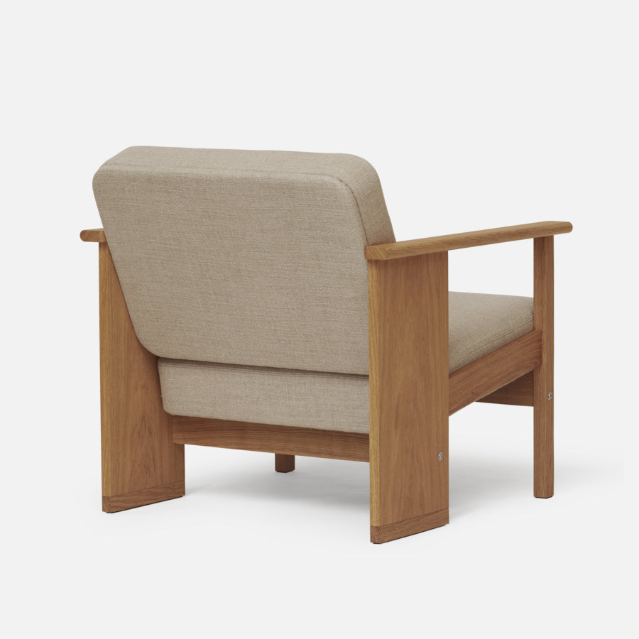FORM & REFINE Block Lounge Chair Oak