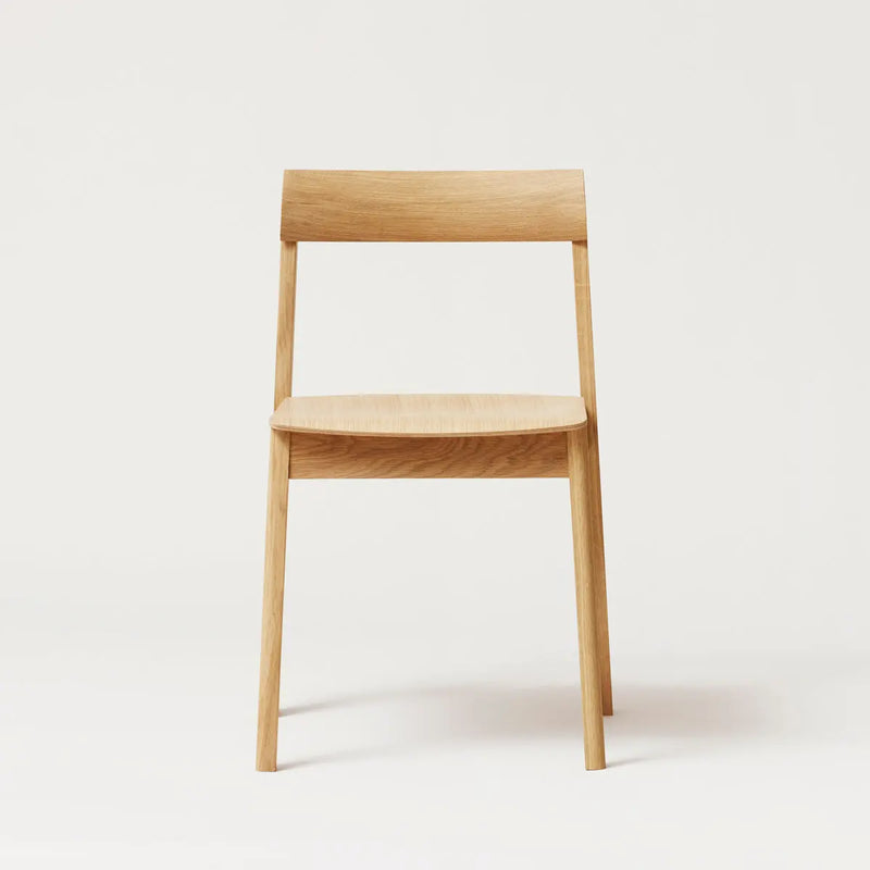 Blueprint chair white oak FORM AND REFINE