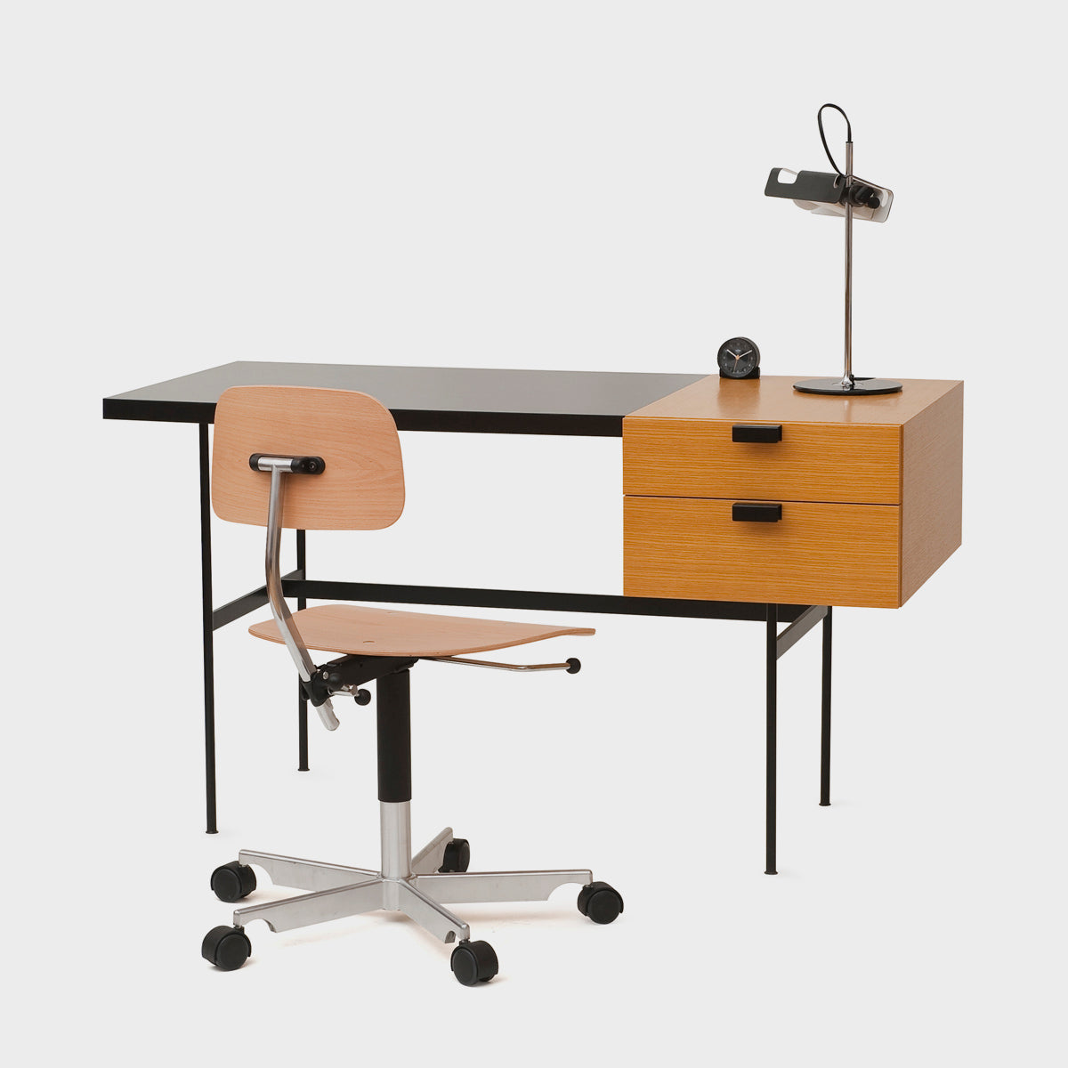 Pierre Paulin F031 Desk Oak Black ピエール・ポラン CM141 フランス