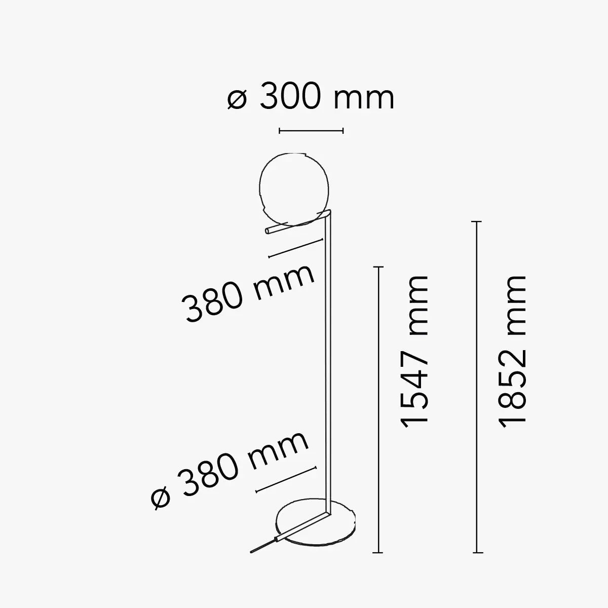 Flos IC Lights F2 Gold フロアスタンド ゴールド – D9 STUDIO