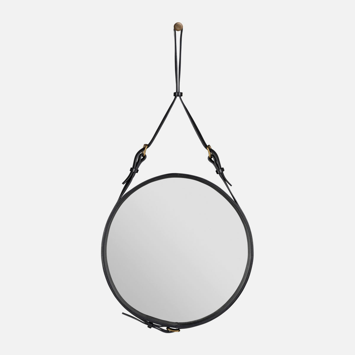Adnet Wall Mirror circular φ45cm Black
