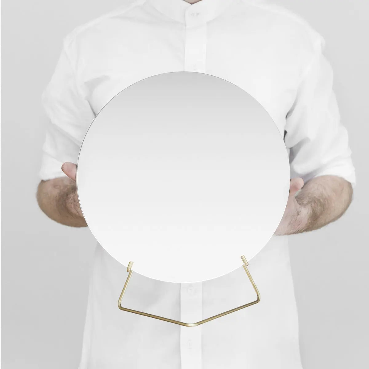 MOEBE ムーべ スタンディングミラー 30cm ブラス(真鍮) Standing