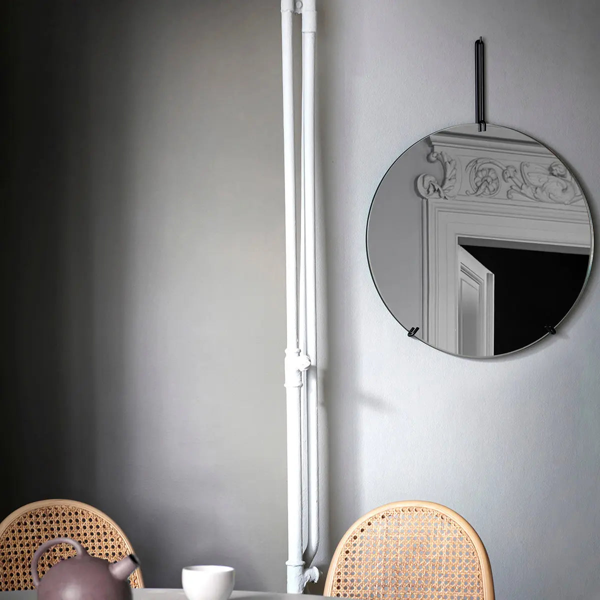 MOEBE Wall Mirror 70 Black ムーベ ウォールミラー 70cm ブラック